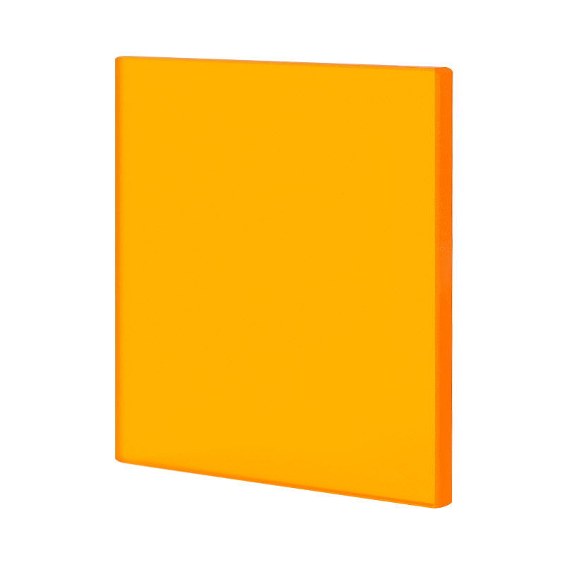 Oransje avskjærende glassfilter